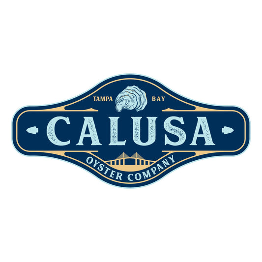 Calusa "Cigar Band" Sticker